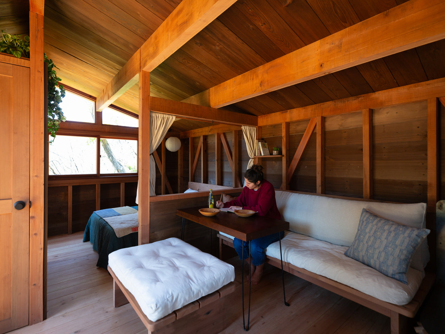 Saltbox Cabin Plans