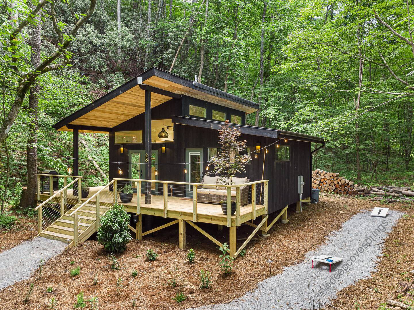 Redwood Cabin Plans 2 Bedroom
