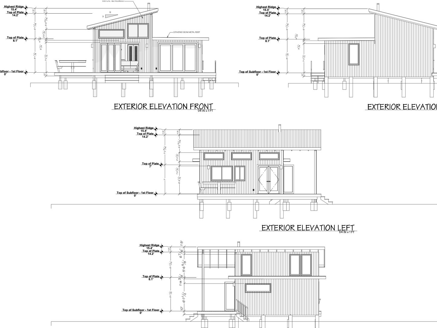 Redwood Cabin Plans 2 Bed, 1 Bath