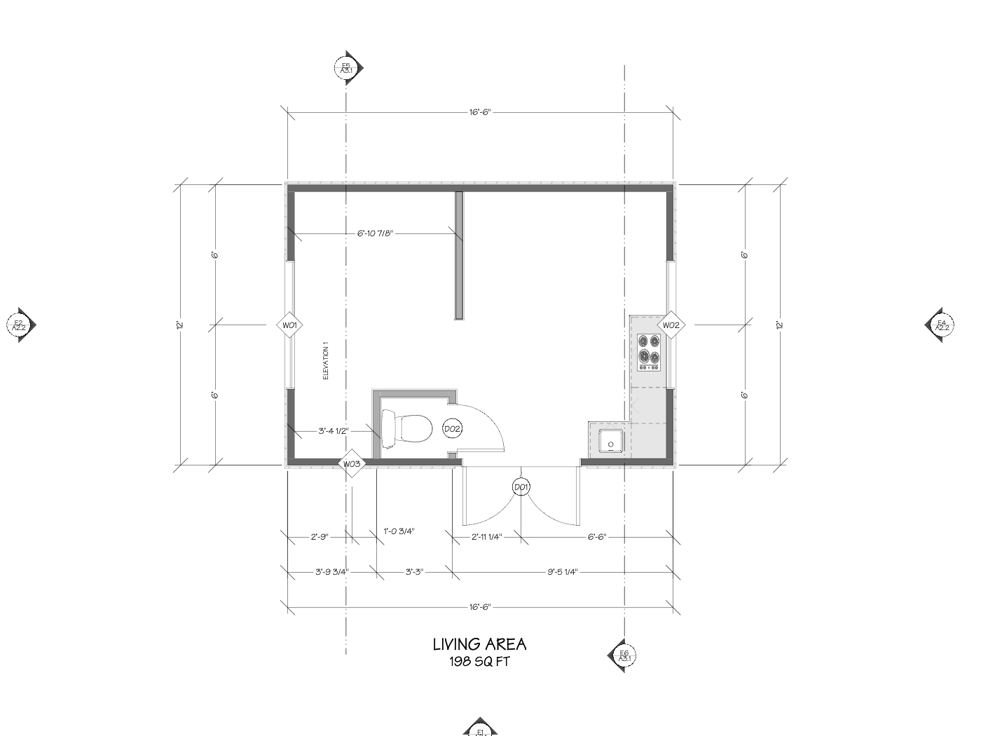 Saltbox Cabin Plans