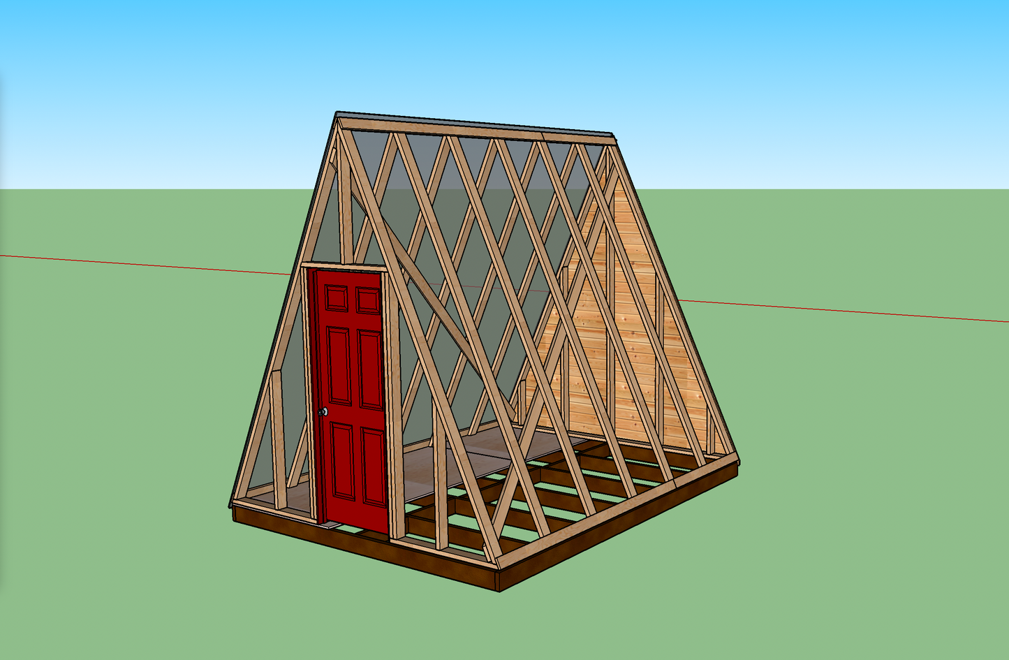 Greenhouse A-Frame Plans