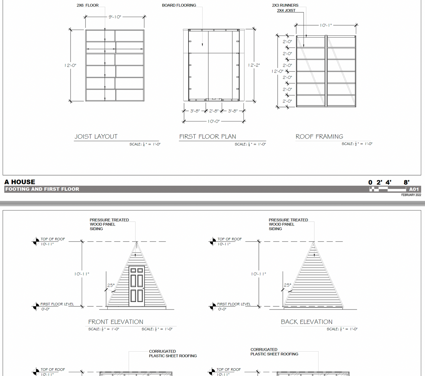 Greenhouse A-Frame Plans
