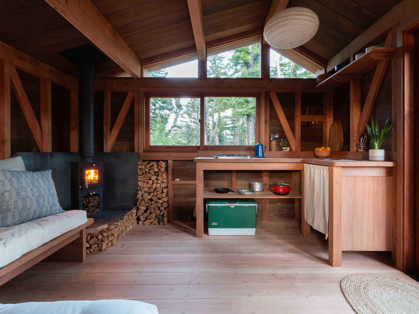 Saltbox Cabin Plans
