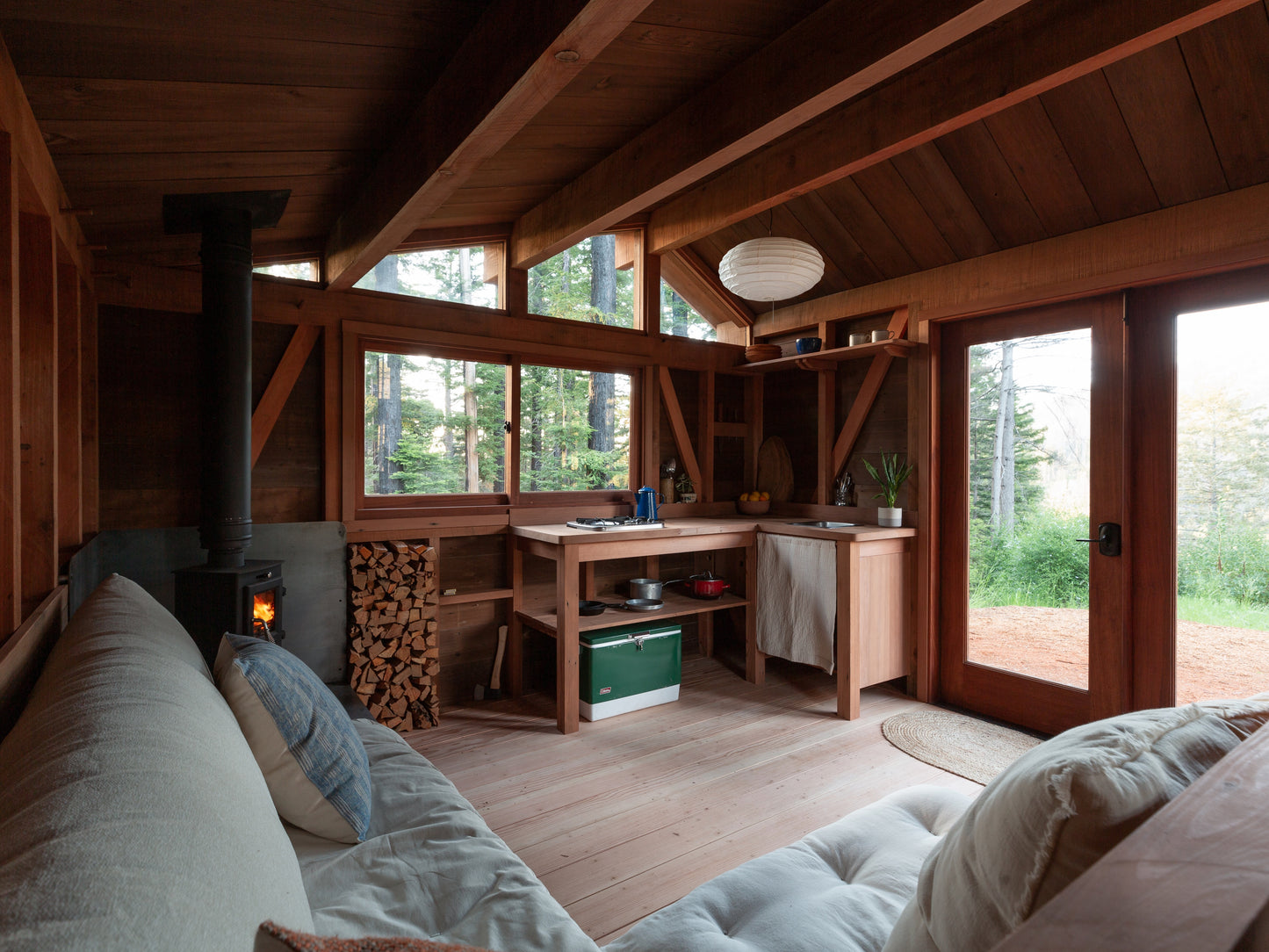 Saltbox Cabin Plans