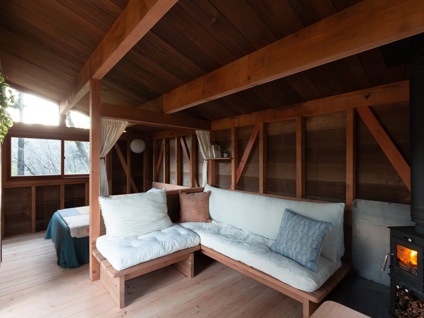 Saltbox Cabin Plans