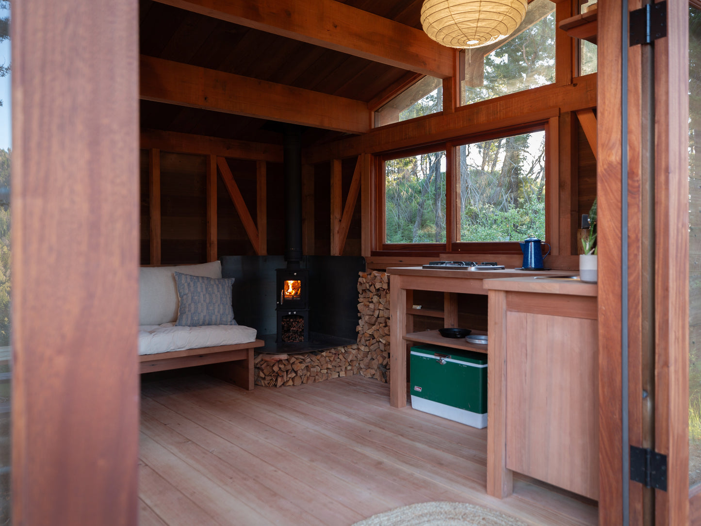 Saltbox Cabin Plans