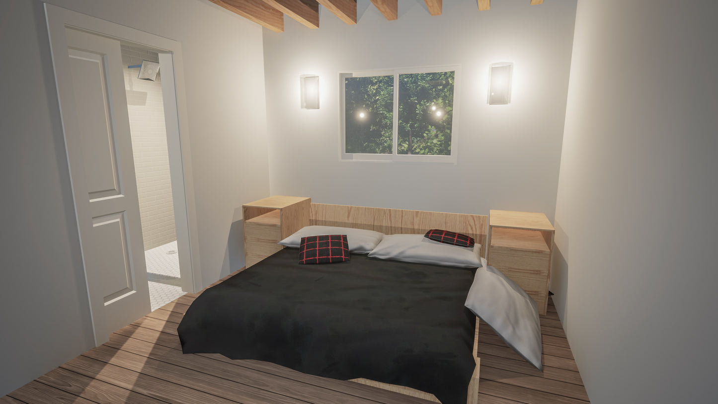 Modified A-Frame Cabin Plans