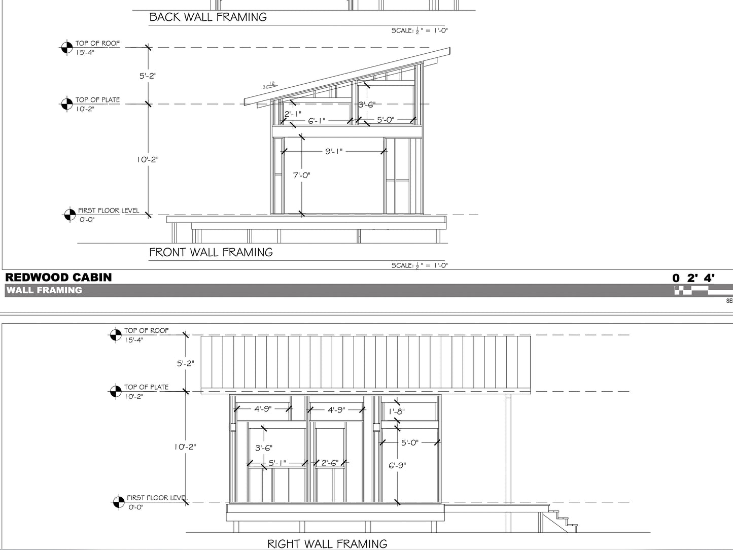 Redwood Cabin Plans