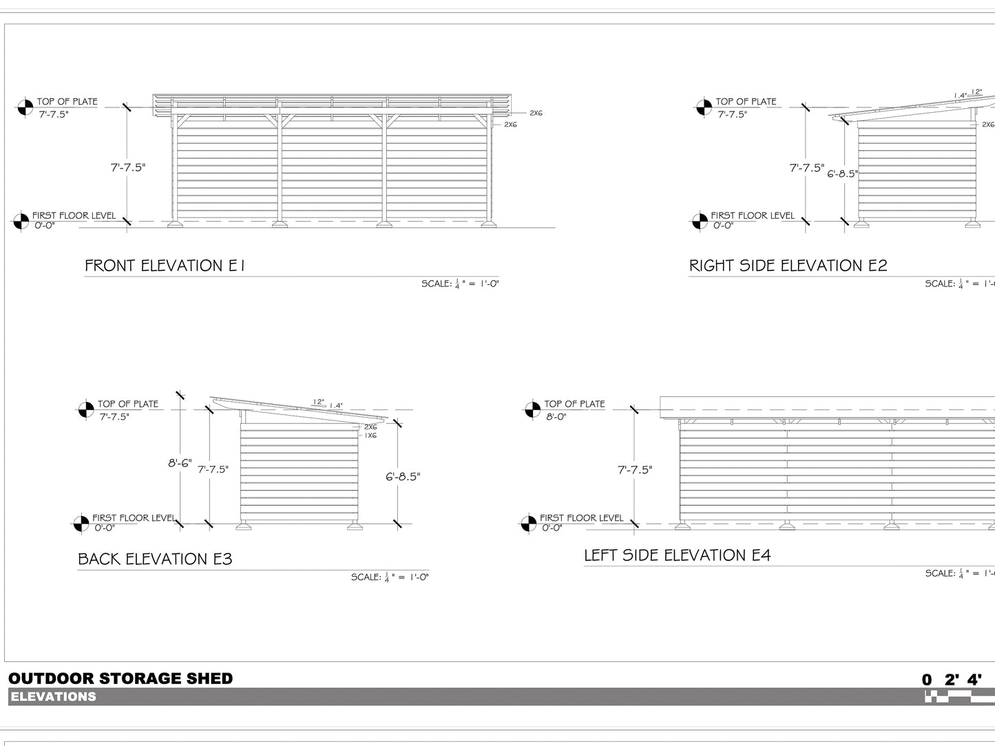 Outdoor Storage Shed Plans