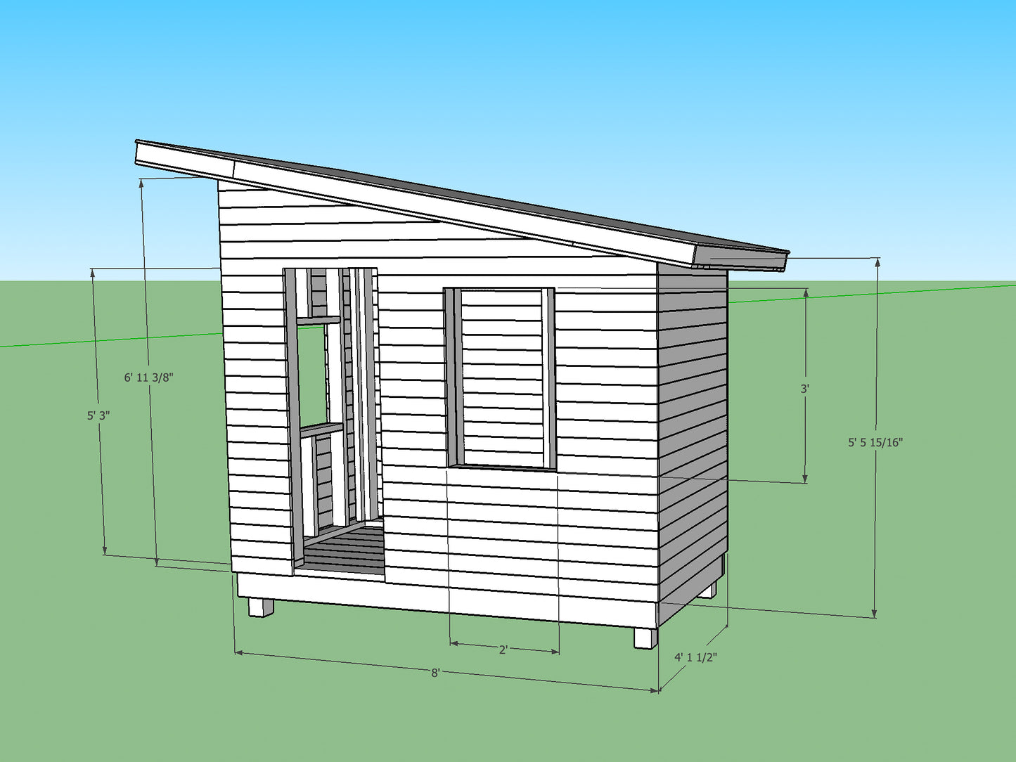 Bert's Play Fort Plans