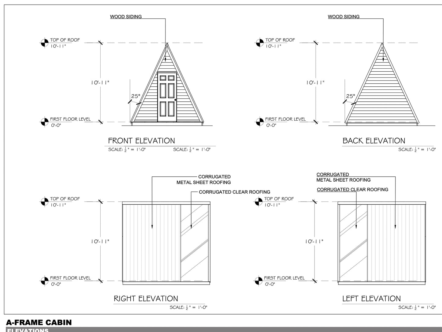 A-Frame Cabin Plans