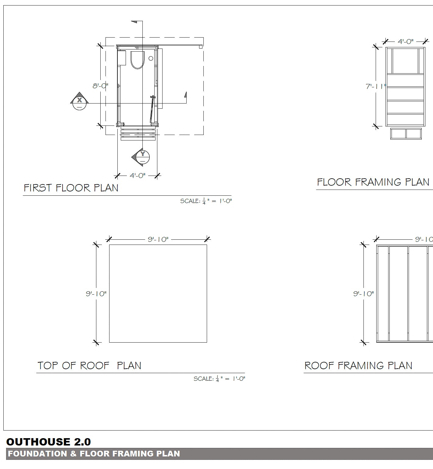 Modern Outhouse Plans