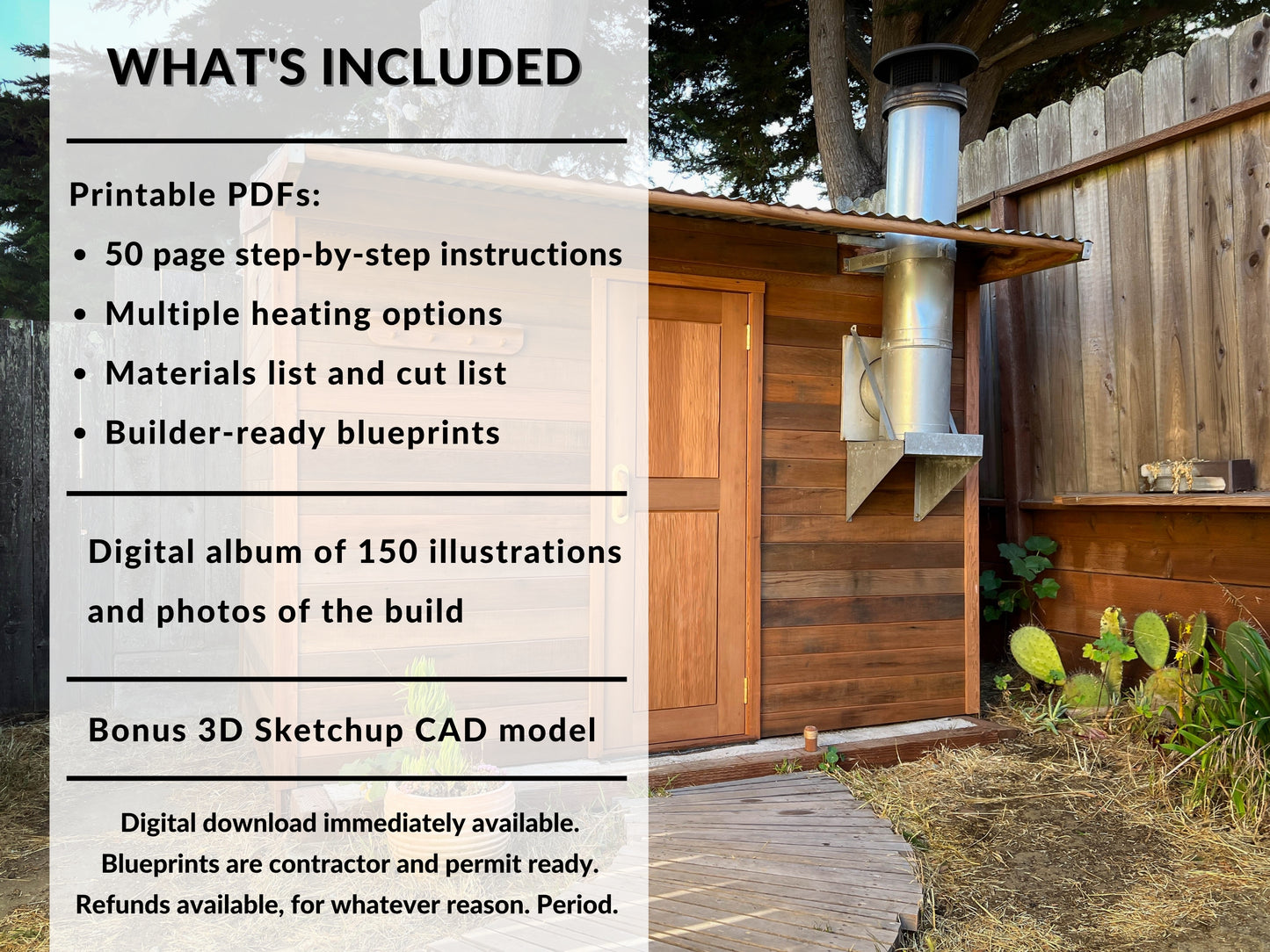 Backyard Sauna Plans