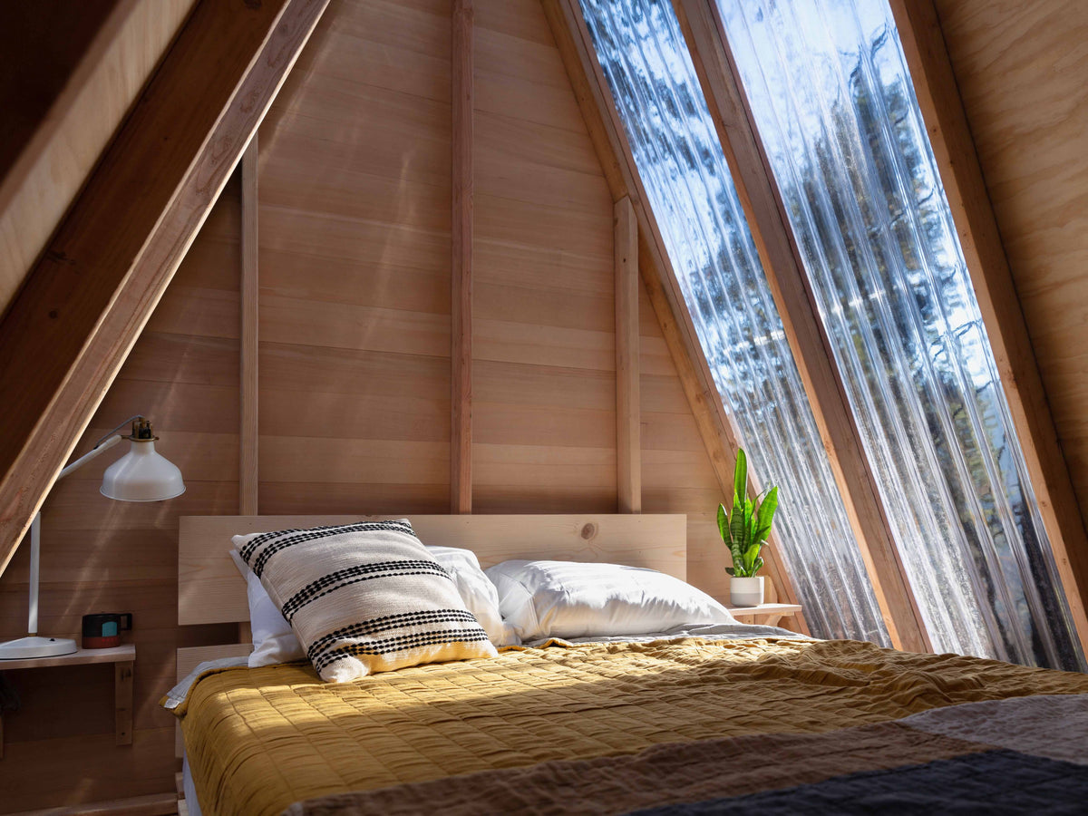 Micro A-Frame Cabin Plans – elevated spaces