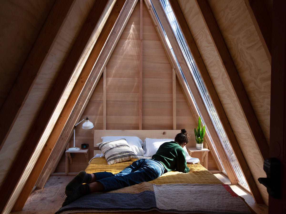 Micro A-Frame Cabin Plans – elevated spaces