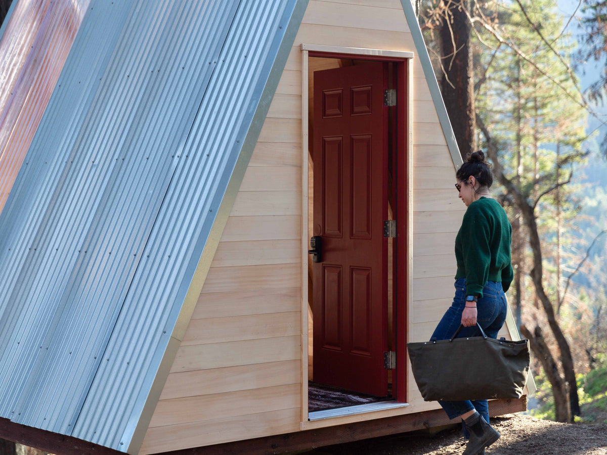 Micro A-Frame Cabin Plans – elevated spaces