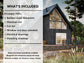 Modern Redwood "A Frame" Cabin Plans