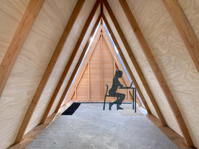 Micro A-Frame Cabin Plans – elevated spaces