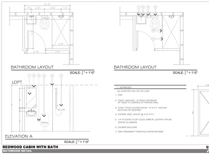 Redwood Cabin Plans