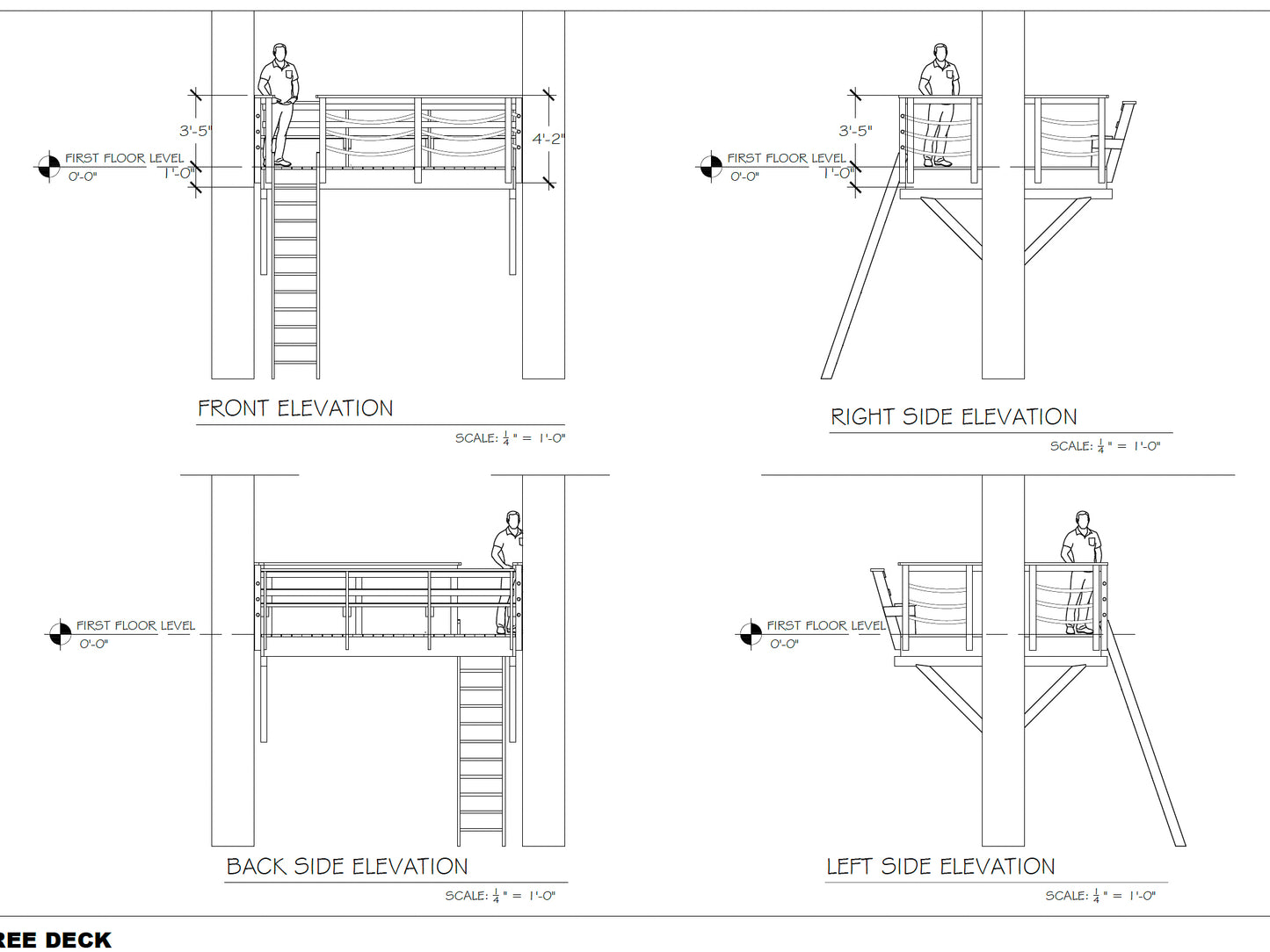 Tree Deck Plans