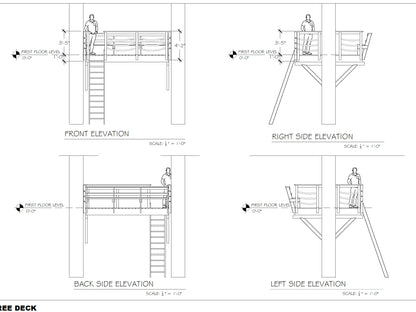 Tree Deck Plans