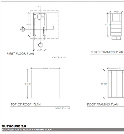 Modern Outhouse Plans
