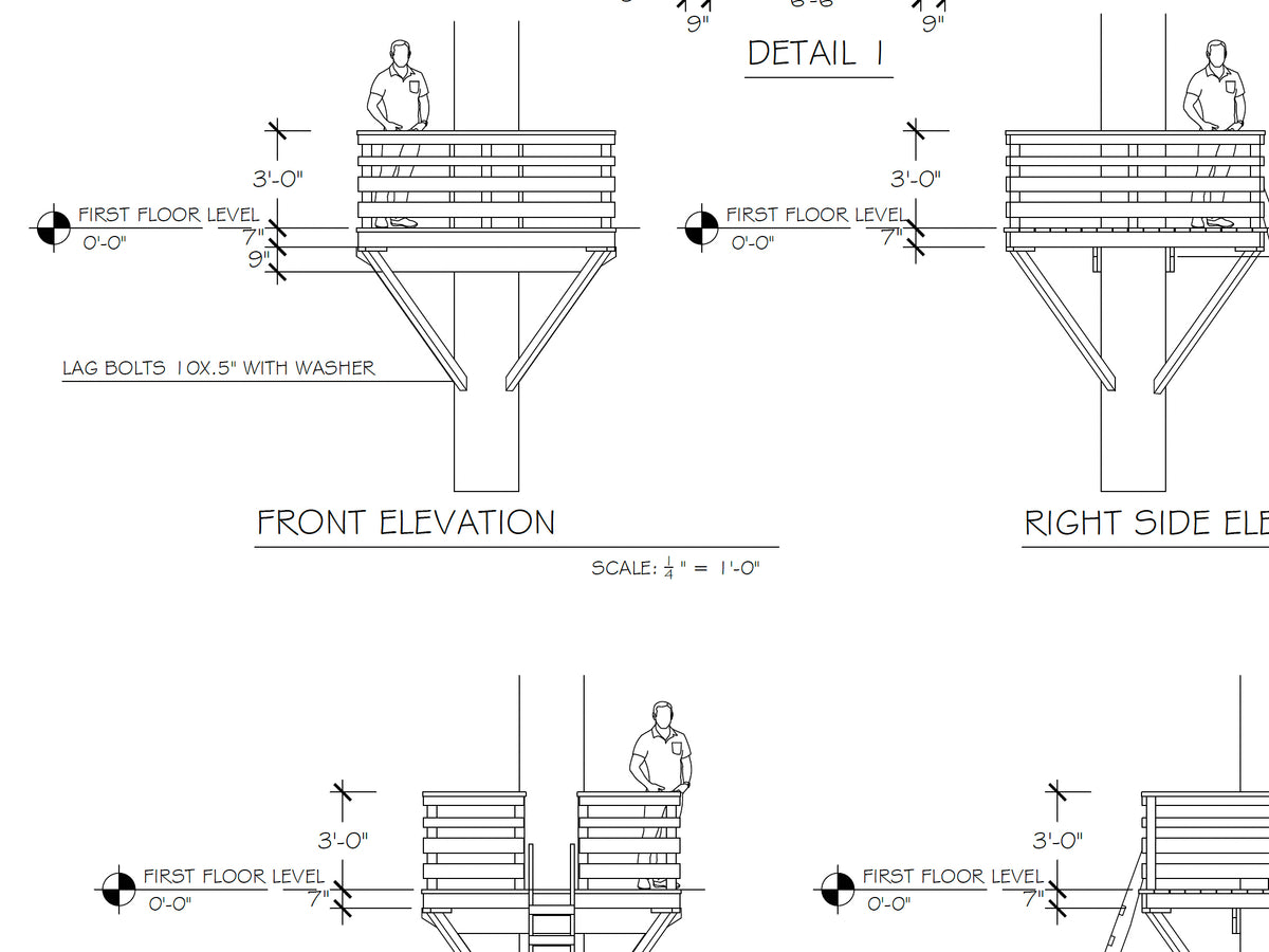 Tree Fort Plans – elevated spaces